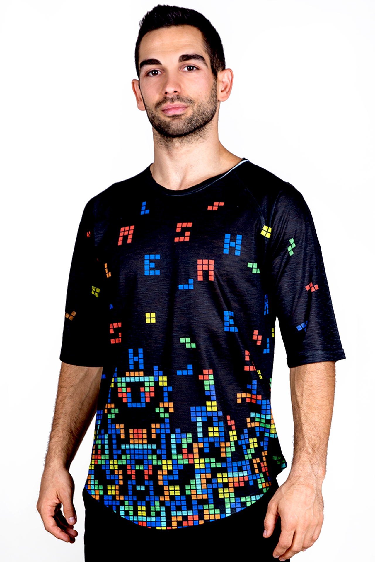 T-Shirt All over Print – Tetris – Meshfashion